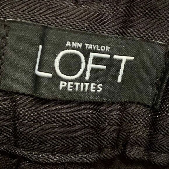 BLACK ANN TAYLOR PANTS SIZE 4P - Picture 4 of 5